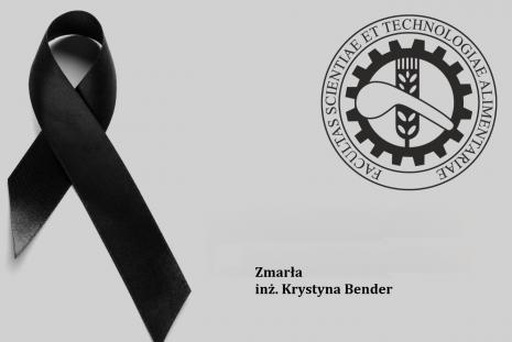 Zmarła inż. Krystyna Bender