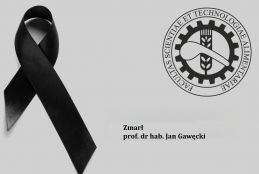 Zmarł prof. dr hab. Jan Gawęcki